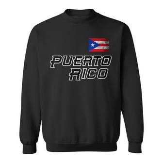 Puerto Rico 2023 Vintage Flag Pride Pr Boricua Puerto Rico Sweatshirt - Seseable