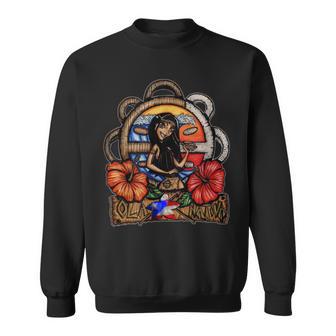 Puerto Rico Inspired In The Taino And Surf Culture Sweatshirt - Monsterry CA