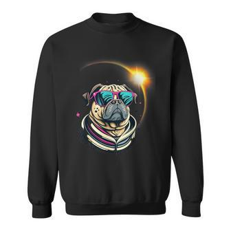 Pug Dog America 2024 Solar Eclipse Totality Accessories Sweatshirt - Seseable