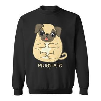 Pugtato Pug Potato Dog Lover Sweatshirt | Mazezy