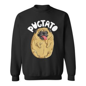 Pugtato Pug Potato Dog Lovers Costume Meme Sweatshirt | Mazezy