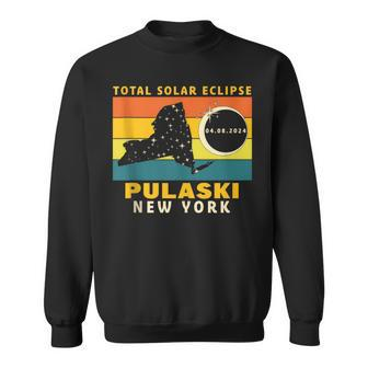 Pulaski New York Total Solar Eclipse 2024 Sweatshirt - Thegiftio UK