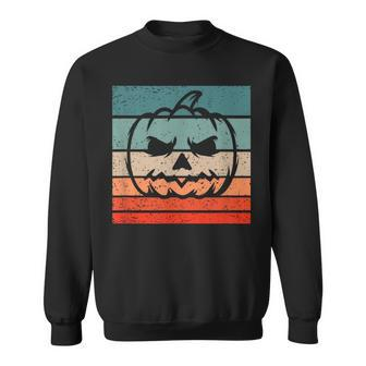 Pumpkin Retro Style Vintage Sweatshirt - Monsterry