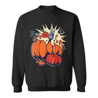 Pumpkin Smashing Sweatshirt - Monsterry