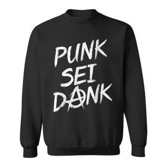 Punk Anarchy Slogan Sweatshirt - Geschenkecke