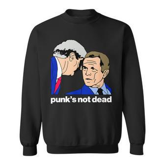 Punks Not Dead 70S 80S Music Emo Meme Gag Sweatshirt - Monsterry UK