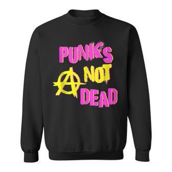 Punk's Not Dead Sweatshirt - Monsterry DE