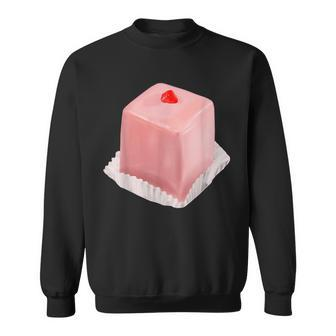 Punschkrapfen Sweatshirt für Damen und Herren, Lustiges Konditorei Design - Seseable
