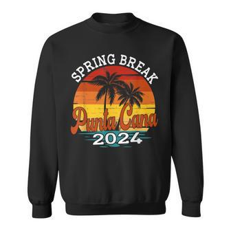 Punta Cana 2024 Spring Break Family Matching Vacation Retro Sweatshirt | Mazezy