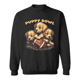 Puppy Bowl Sunday Puppies Puppybowl Dog Fan Sweatshirt | Seseable CA