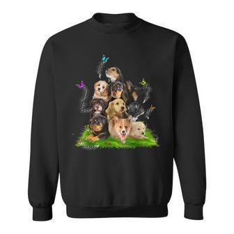 Puppy Lover Lots Of Puppies Cute Puppy Dog Lover Dog Sweatshirt - Monsterry UK