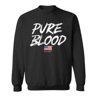 Pure Blood Medical Freedom Republican Conservative Patriot Sweatshirt - Monsterry