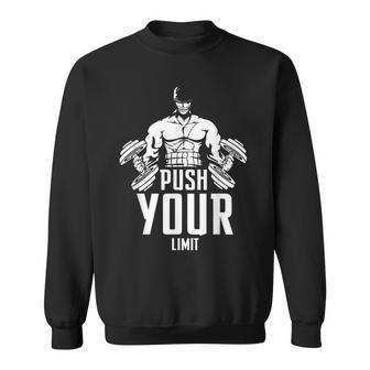 Push Your Limit Gym Motivation Cotton Adult & Youth Sweatshirt - Monsterry DE