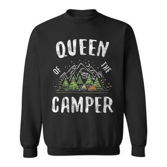 Queen Of The Camper Camping Sweatshirt - Monsterry