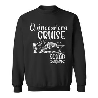 Quinceañera Cruise Squad 2024 Holiday Trip Family Matching Sweatshirt - Thegiftio UK