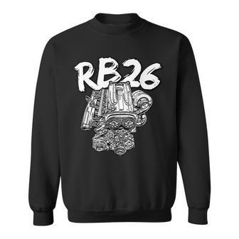 R33 Jdm Cars Motorsport Jdm R34 Rb26 Engine Rb26 Turbo Sweatshirt - Monsterry