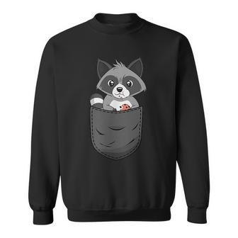 Raccoon Pocket Sweatshirt - Monsterry AU