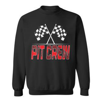 Race Car Birthday Party Racing Family Pit Crew Parties Sweatshirt - Monsterry AU