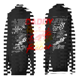 Race Car Party Daddy Of The Birthday Racer Racing Family Sweatshirt | Seseable CA