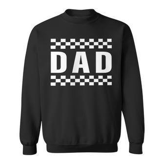 Racing Birthday Party Matching Family Race Car Pit Crew Dad Sweatshirt | Mazezy