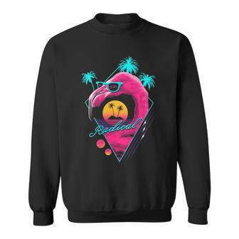 Rad Flamingo Sweatshirt | Mazezy
