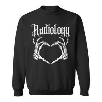 Rad Tech's Have Big Hearts Radiology X-Ray Tech Sweatshirt - Seseable