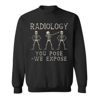 Radiologist Dabbing Skeleton X-Ray Radiology Sweatshirt - Seseable