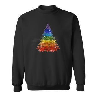 Rainbow Christmas Tree Sweatshirt - Monsterry UK
