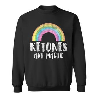 Rainbow Ketones Are Magic Ketogenic Diet Lifestyle Ketosis Sweatshirt - Monsterry AU
