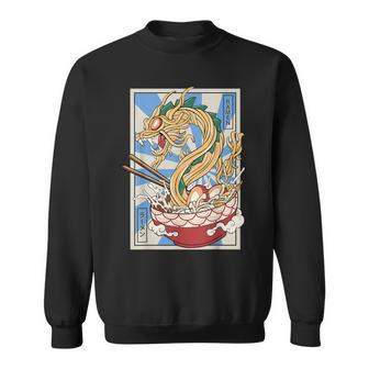 Ramen Dragon Japanese Noodles Soup Ramen Sweatshirt - Monsterry CA