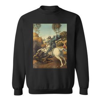 Raphael's St George And The Dragon Sweatshirt - Monsterry UK