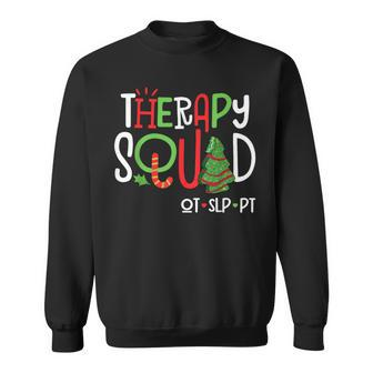 Therapy Squad Slp Ot Pt Team Christmas Sweatshirt - Thegiftio UK