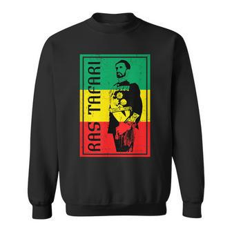 Ras Tafari Emperor Haile Selassie Ethiopia Reggae Rasta Sweatshirt - Thegiftio UK