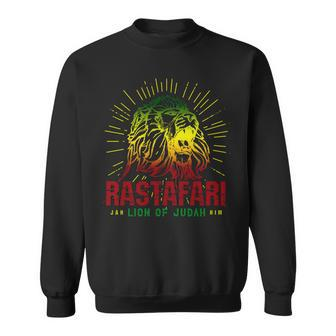 Rastafari Lion Of Judah Jah Him Reggae Music Rasta Sweatshirt - Monsterry CA