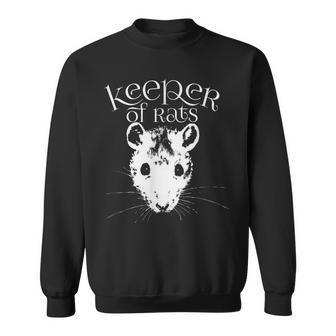 Ratty Moms Dads Keeper Of Rats Pet Mice Animal Lovers Rescue Sweatshirt - Monsterry