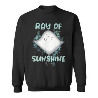 Ray Of Sunshine Stingray Sweatshirt - Monsterry