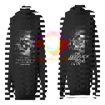 I Was There Total Solar Eclipse Kerrville Texas Tx Sweatshirt - Monsterry