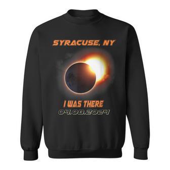 I Was There Total Solar Eclipse Syracuse New York Ny Sweatshirt - Monsterry UK