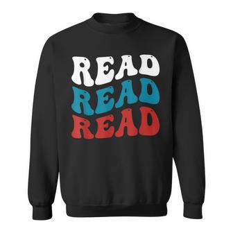 Read Read ReadingAcross That America Reading Lover Teacher Sweatshirt - Thegiftio