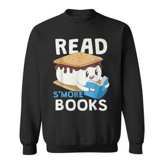 Read S'more Books Camping Bookworm Boy Cute Librarian Smores Sweatshirt - Thegiftio UK