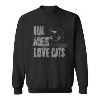 Real Love Cats T Awesome Cats Lover Sweatshirt - Monsterry
