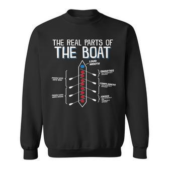 The Real Parts Of The Boat Rowing T Sweatshirt - Seseable