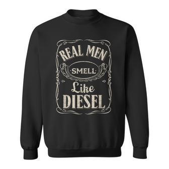 Real Smell Diesel Mechanic Farmer Trucker T Sweatshirt - Thegiftio UK