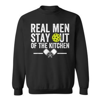 Real Stay Out Of The Kitchen Pickleball Vintage Sweatshirt - Monsterry