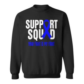 Rectal Cancer Support Squad Rectal Cancer Awareness Sweatshirt - Monsterry