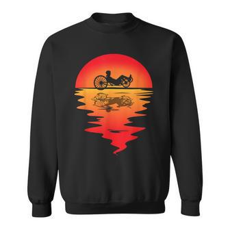 Recumbent Bike Trike For Cyclistsintage Triker At Sunset Sweatshirt - Geschenkecke