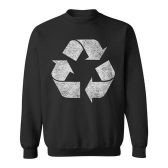 Recycle Symbol Logo Earth Day Green Deal Climate Change Sweatshirt - Thegiftio UK