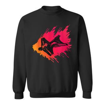 Red Flying For Wingsuit Lovers Sweatshirt - Monsterry