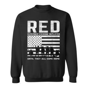 Red Friday Military Us Flag Until They Come Home My Soldier Sweatshirt - Monsterry UK
