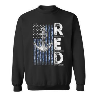 Red Friday Veterans Day Us Navy Support All Us Veterans Sweatshirt - Monsterry AU
